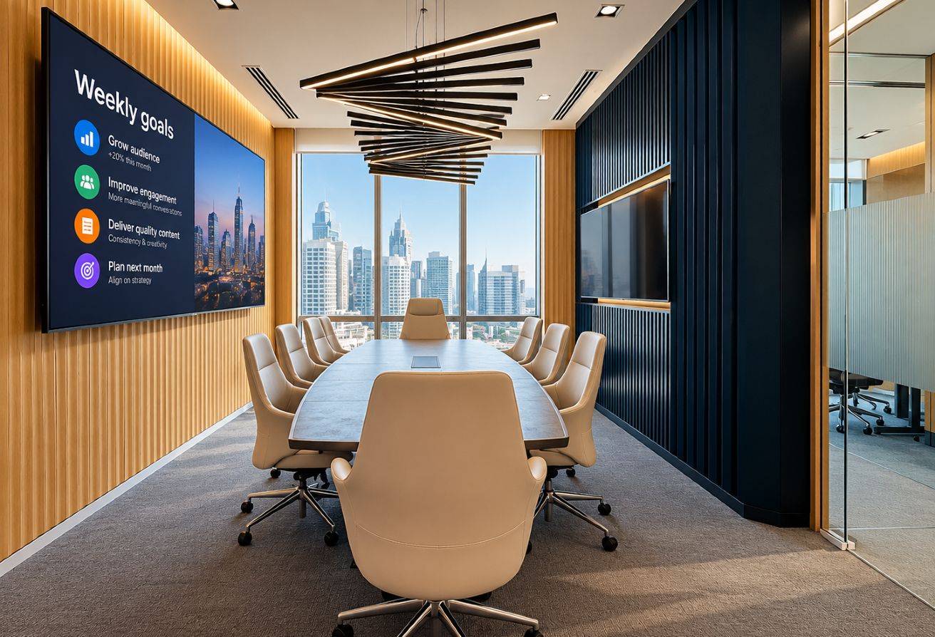 Premium Media HQ | TV and Podcast Production | VOT — Dubai | Stradom Real Estate